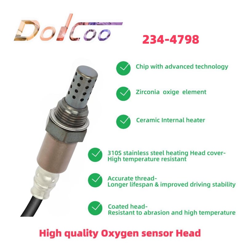 DOICOO حساس الأكسجين DOICOO O2 234-4798 مناسب لجاغوار X-Type S-Type Vanden Plas XJ8 XK8 XJR XKR 1999 2000 2001 2002 2003 2004 2005, 2344798 في الأسفل - Image 3
